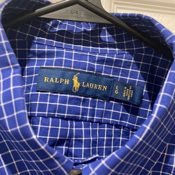 Ralph Lauren button down polo SZ large - Picture 4 of 6